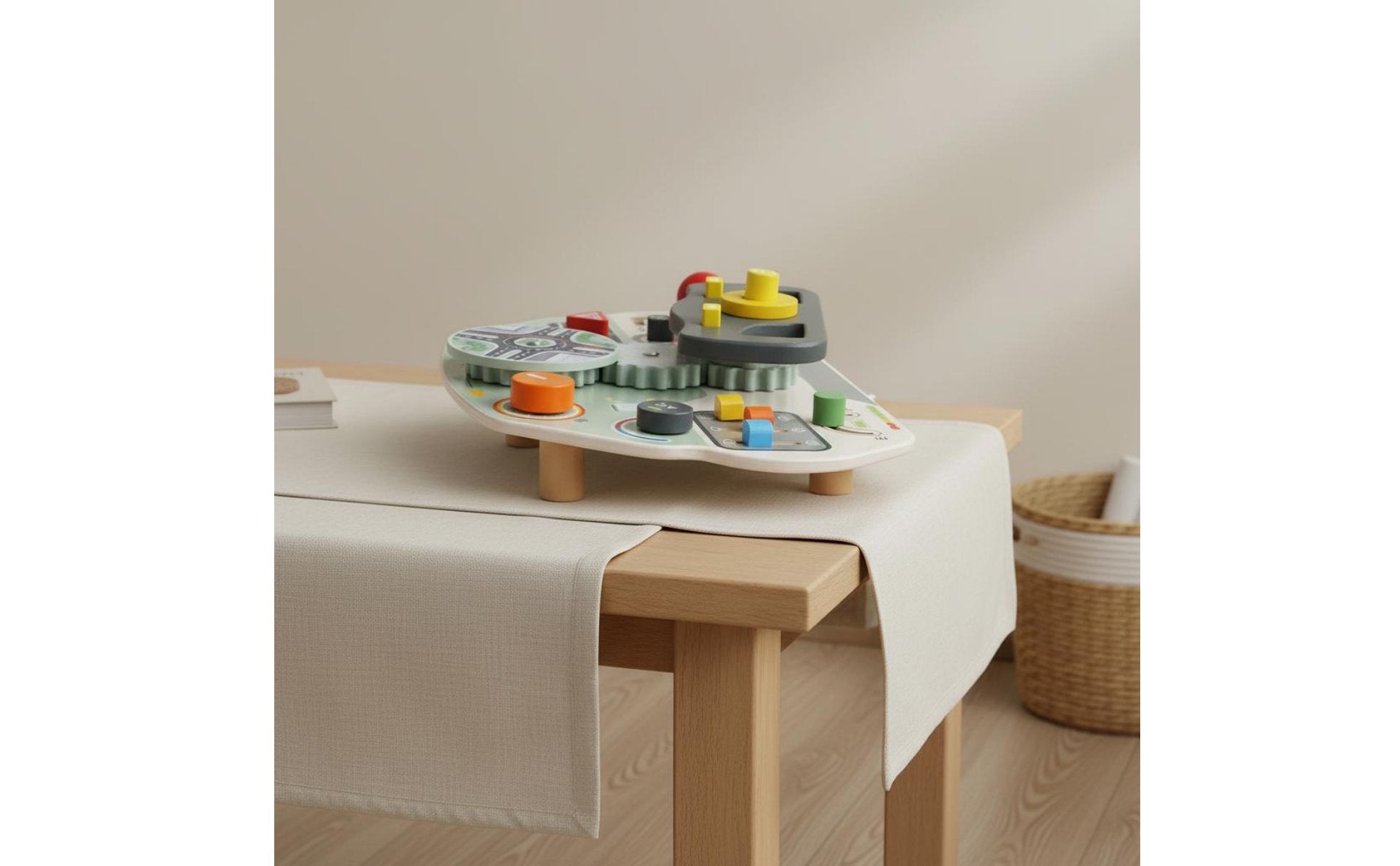Steering Wheel Busy Board Sensory Play Toddler Steering Wheel Toy for Toddlers