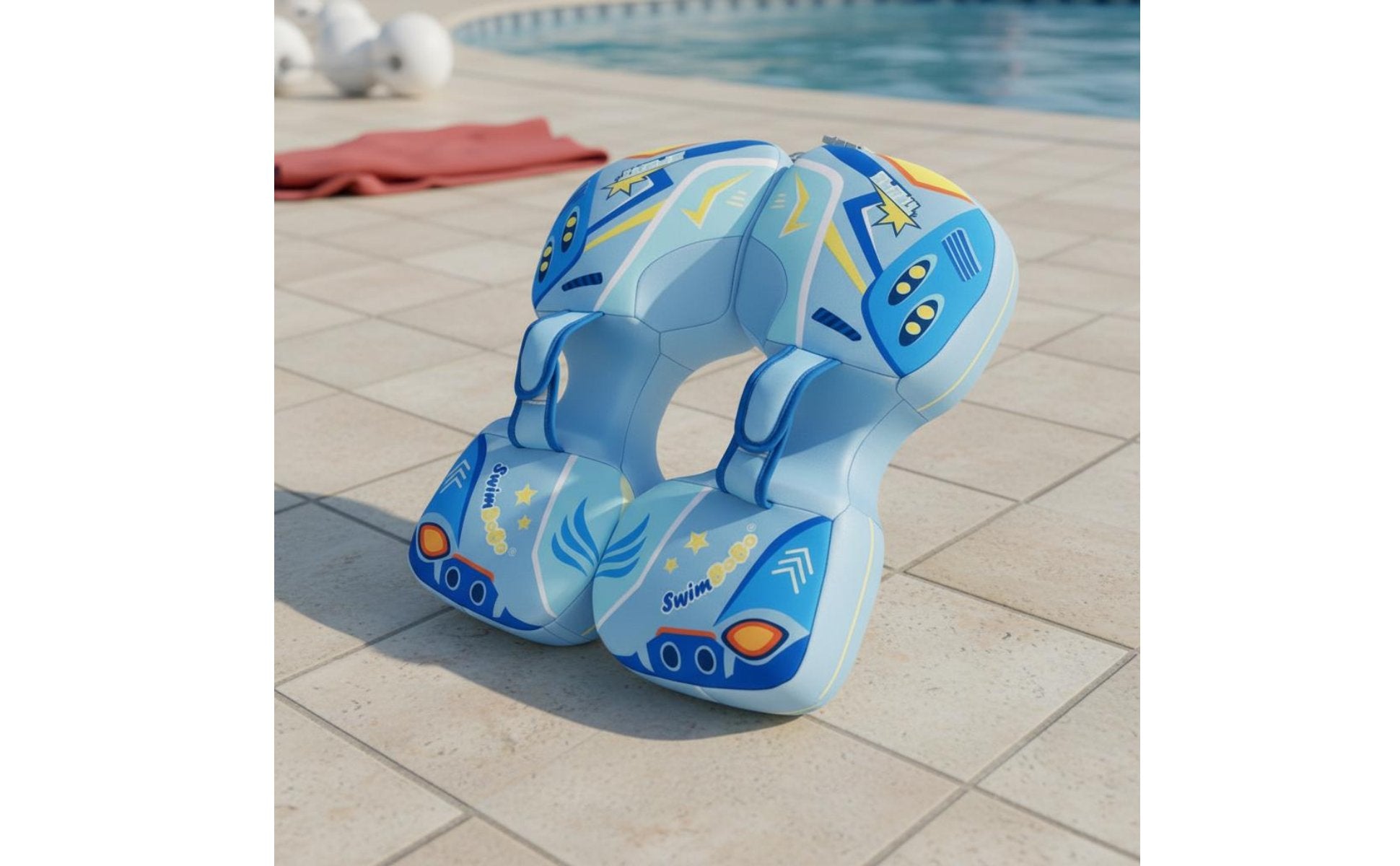 Baby Armpit Swim Buoy No Inflation Needed Anti-Tip Baby Swim Device Easy to Wear