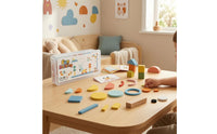 80 Pieces Picture Card Building Set Illustrated Cards Learning Toy Painted