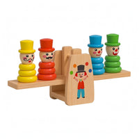Wooden Balance Toy Comparison Freestanding Balance Scale Toy Math Learning