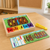 Worm Picking Game Tweezers Catching Game Hand-Eye Coordination