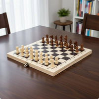 Portable Chess Set Foldable Design Travel Chess Set Easy to Carry for Students