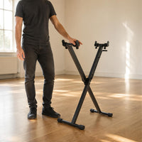 X-Shaped Frame Keyboard Stand Quick Release Mechanism Double X Keyboard