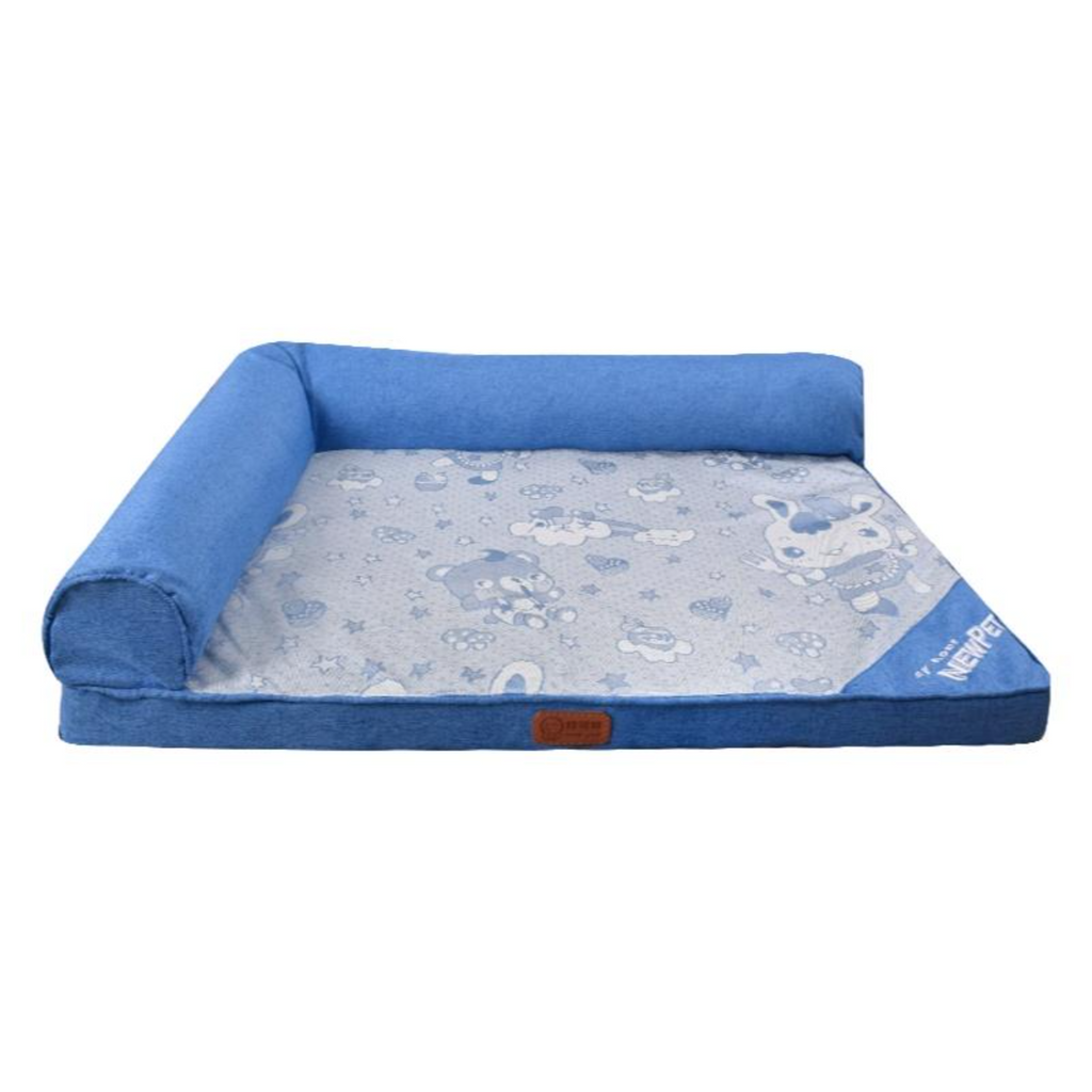 Waterproof dog bed with removable cover