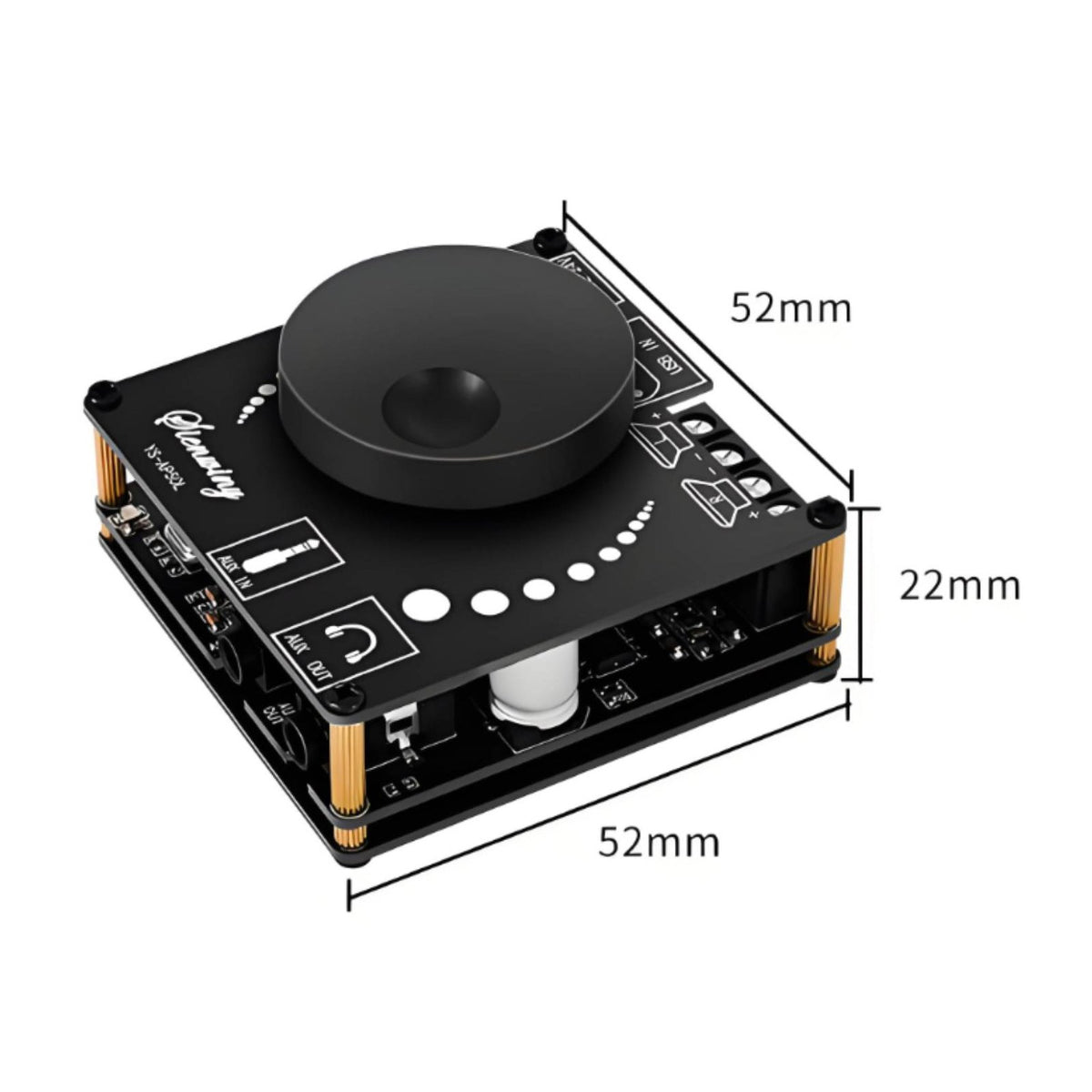 Bluetooth Amplifier Board High-Fidelity Digital Amplifier Module AUX Input