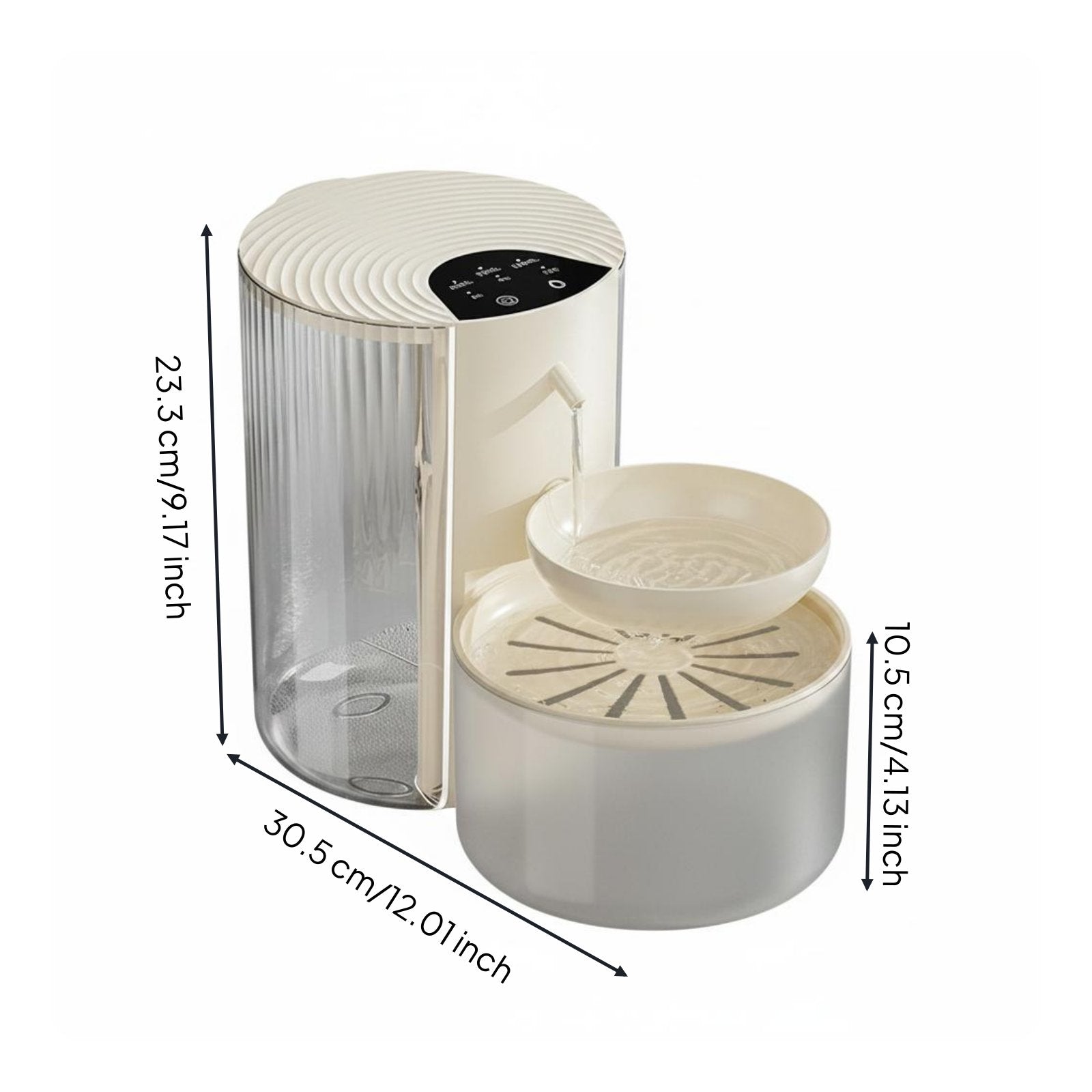 Clean Water Separator Dispenser Quiet 3L Feline Water Dispenser Included