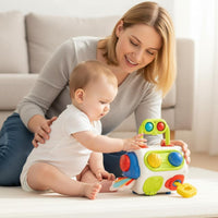 Educational Learning Cube Fine Movement Skills Development Multi-Activity Busy