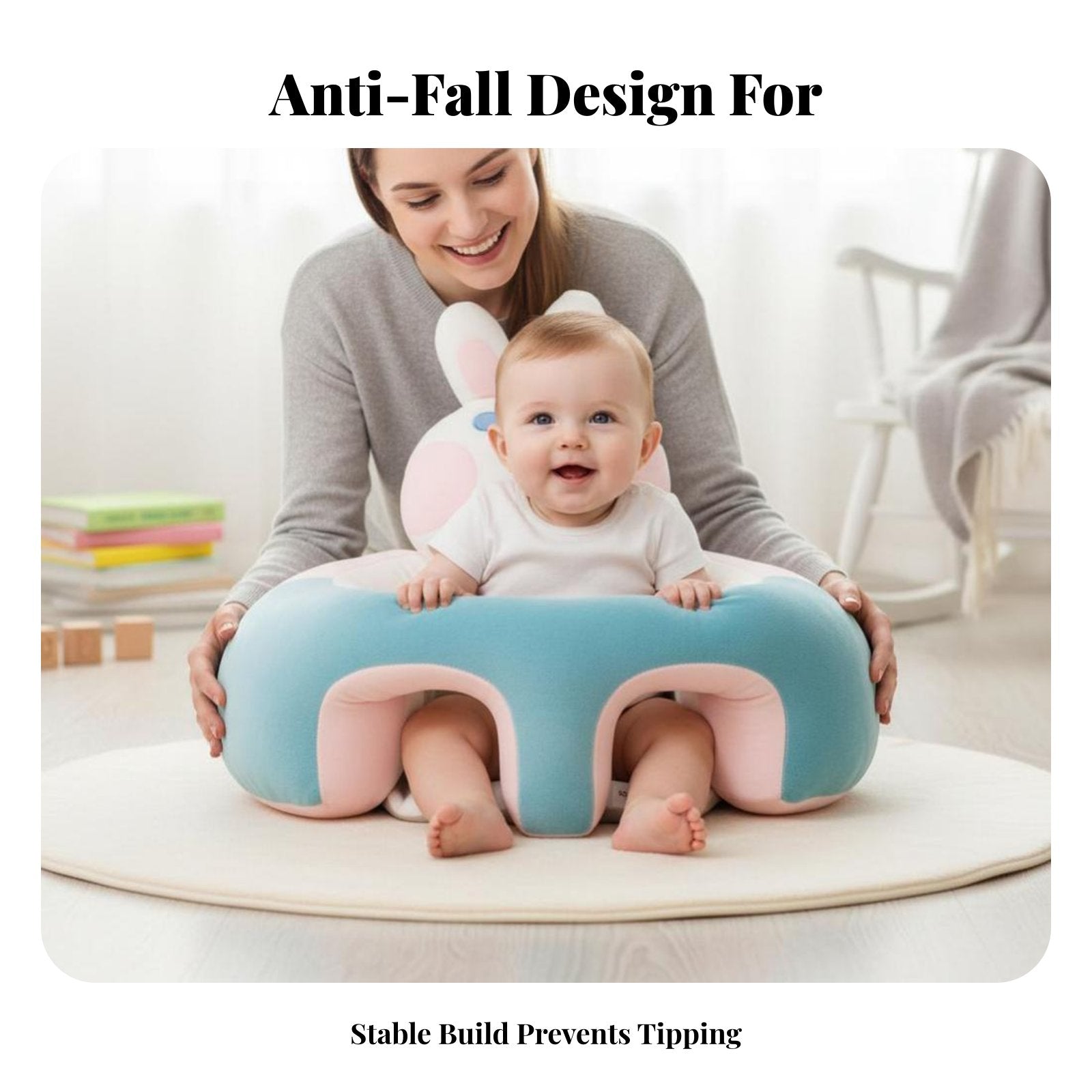 CreatureShaped Sitting Aid Learn to Sit Aid Soft Fabric Dinosaur Baby Sofa