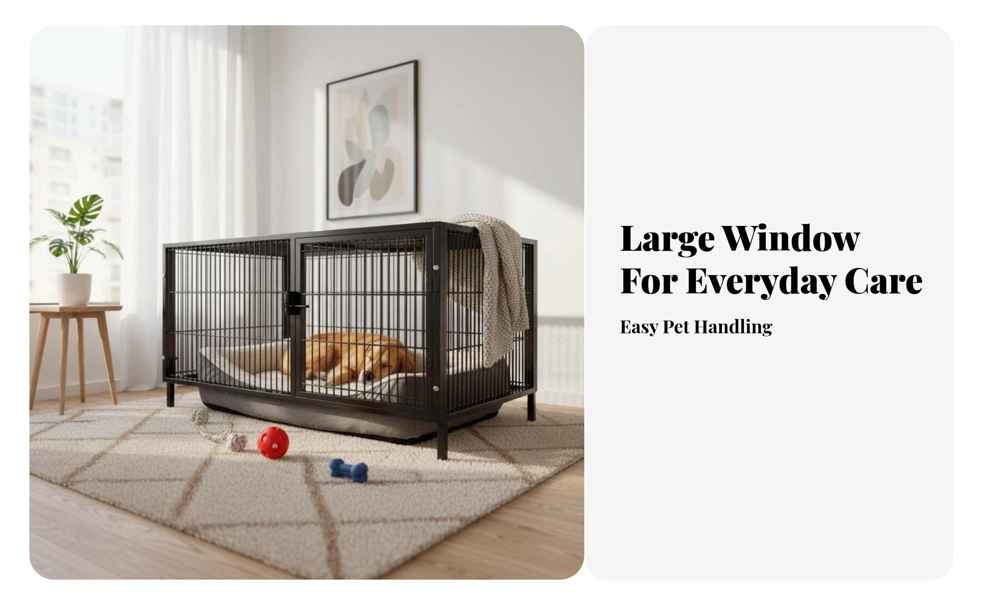 SturdyDuty Bar Enclosure Easy to Clean Dog Kennel Large Space Rust-Resistant for Chicken Keepers, Breeders, Kennels, Outsidedoor
