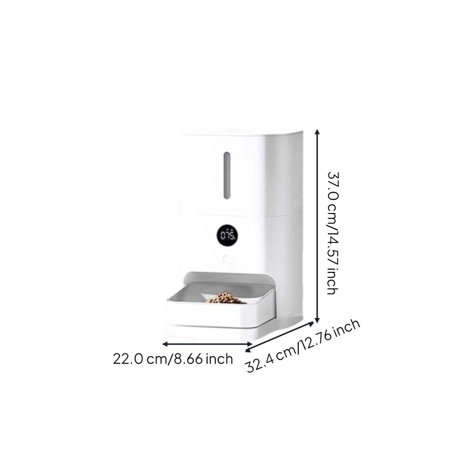 App-controlled auto pet feeder