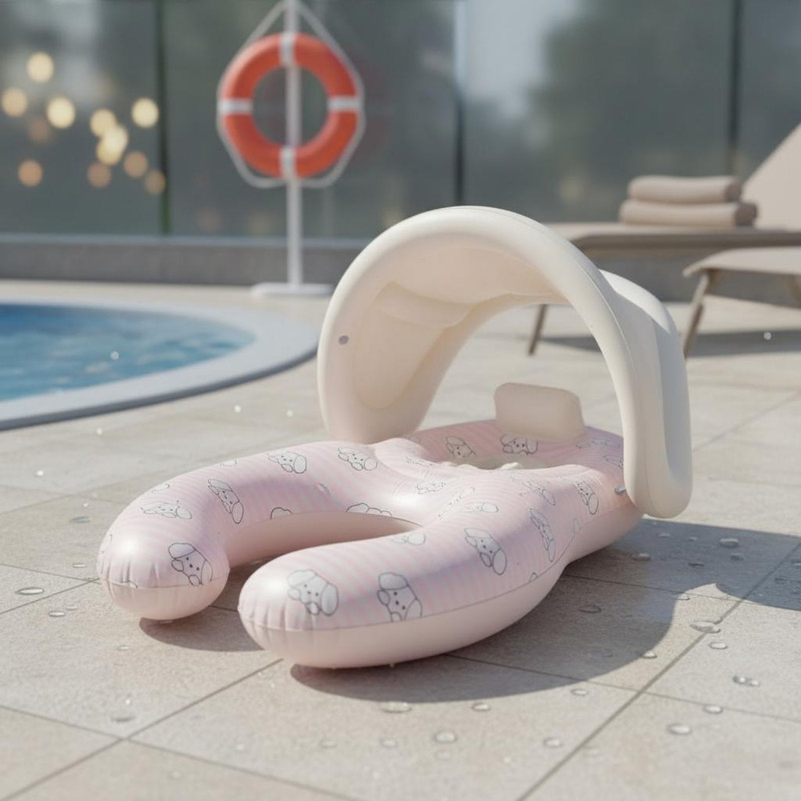Mother Child Inflatable Sun Shade Mommy and Baby Inflatable Easy to Inflate