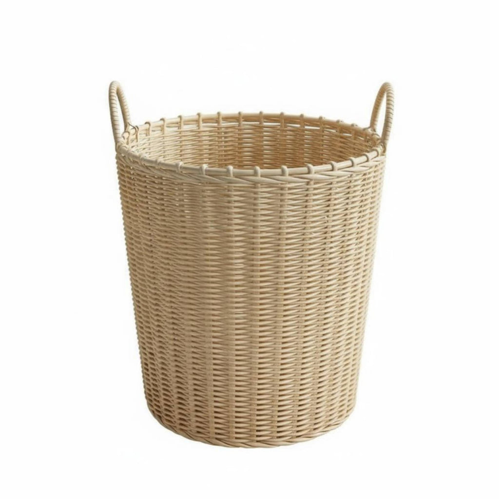 Large Cylindrical container adaptable Toy Container Decorative Neutral Tones