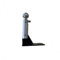 Kick Drum Mic Mount Slotted Base Music Gear Silver