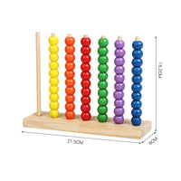 Colorful Abacus Toy Educational Kids Counting Rack Fine Movement Skills