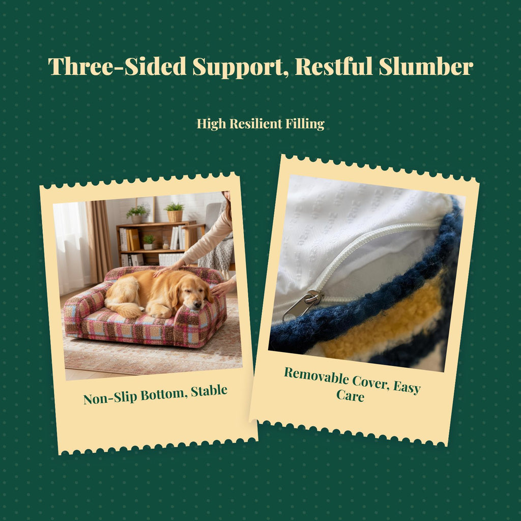 Non-slip pet sofa bed for all seasons