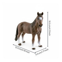 Realistic Horse Figurine Exquisite Shape Plastic Creature Miniature Educational