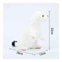 Ferret Stuffed Creature Soft Mustelid Stuffed Cuddly for Children