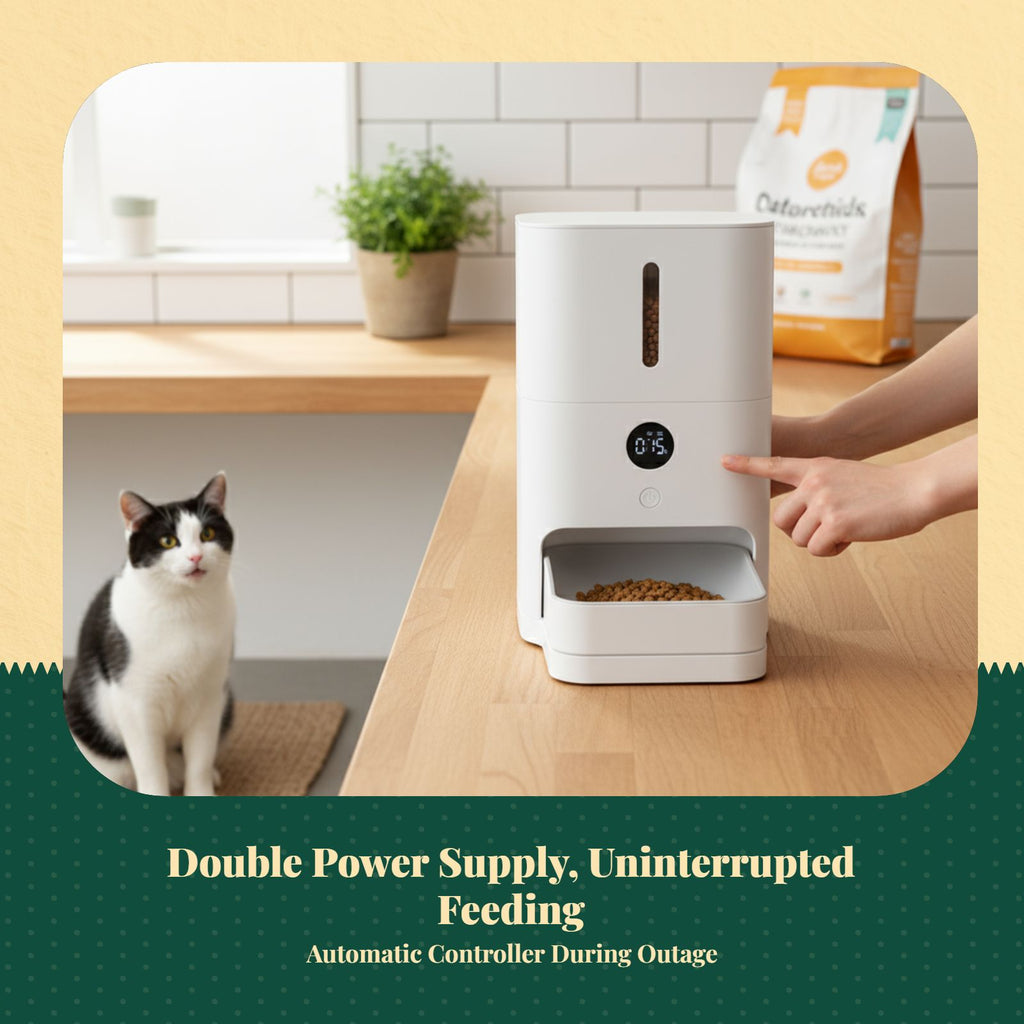 App-controlled auto pet feeder