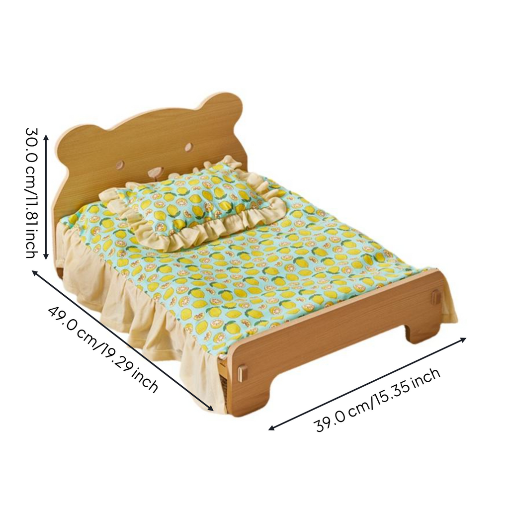 Removable cover pet bed