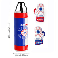 Inflatable Boxing Pillar Portable Inflatable Stand Bag Foldable for Beginners