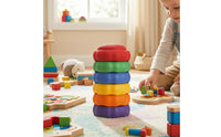 6 Pieces Wave-Shaped Balance Stepping Stones Slightly Domed Activity Equipment