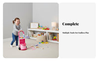 Kids Broom and Mop Set Role-Playing Fun Toy Cleaning Cart Set Educational Childrens Cleaning Tools for Girls, Young Children