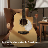 Acoustic Guitar Pickguard Easy to Install Self Guitar Guard 3D Pattern
