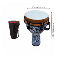 African Hand Drum Easy to Learn Bright Tone Percussion Instrument for Beginners
