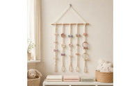 Wall-Hanging Organizer Rack Minimal Cotton Cord Rack Decorative