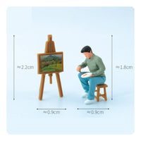 1:64 Miniature People Photo Prop 1:64 Scene Setting Figure Fine Details
