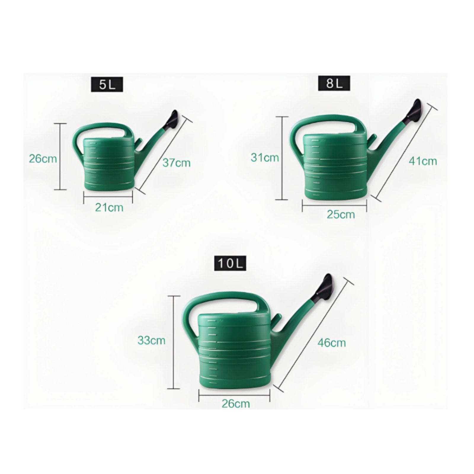 Plastic Watering Can Large Capacity Long Spout Watering Can Easy to Pour
