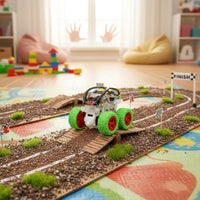 Momentum Powered Toy Car 4-Wheel Drive Push and Go Monster Truck for Indoor
