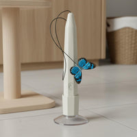 Interactive Butterfly Feline Toy Automatic Suction Cup Feline Wand