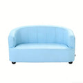 Miniature Upholstered Sofa Soft and Comfortable Upholstered Toddler Lounger Safety Certified snug for Playroom, Nursery, Bedroom