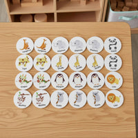 Wooden Memory Pairing Game Develops Cognitive Skills Wooden Memory Matching Game Screen Fun Preschool Learning Puzzle for Preschoolers, Children 3++