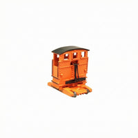 Static Shunting Locomotive Model Black Roof HO Scale Model Railroad Locomotive