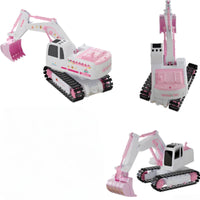 Wireless Control Digger Printed Graphics RC Digger Toy Glossy