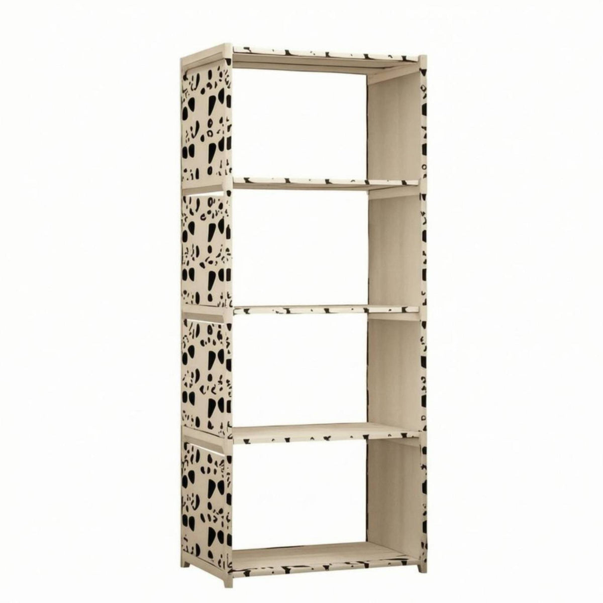 Iron Shelf Unit Simple Design Storage Rack Floor Standing for Home Organizing