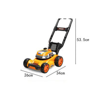 Spray Mist Mower Toy Control Knob Push Lawn Mower Toy Realistic Sounds