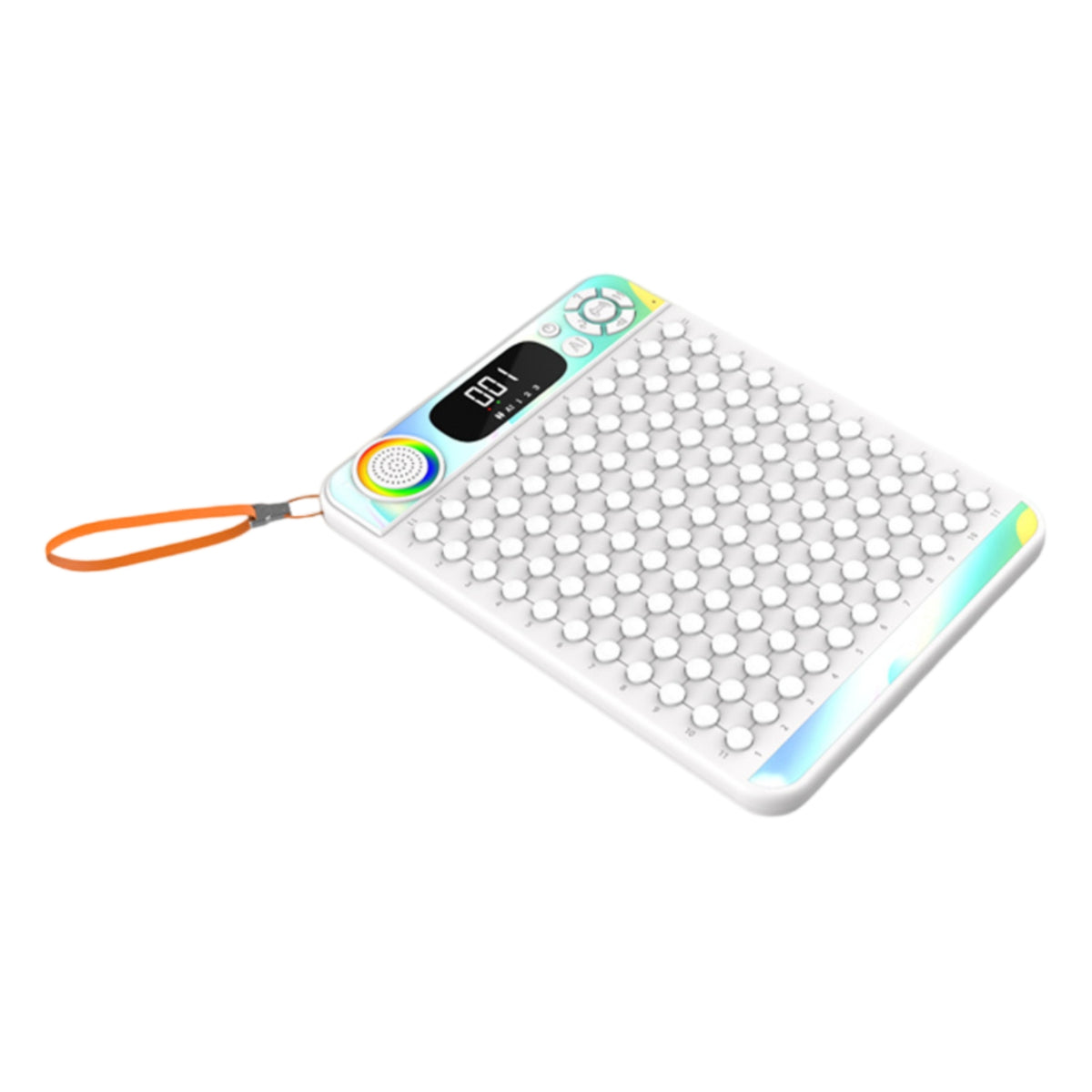 Gobang Board Toy Raised Grid Five in a Row Game Set Digital Display for Children