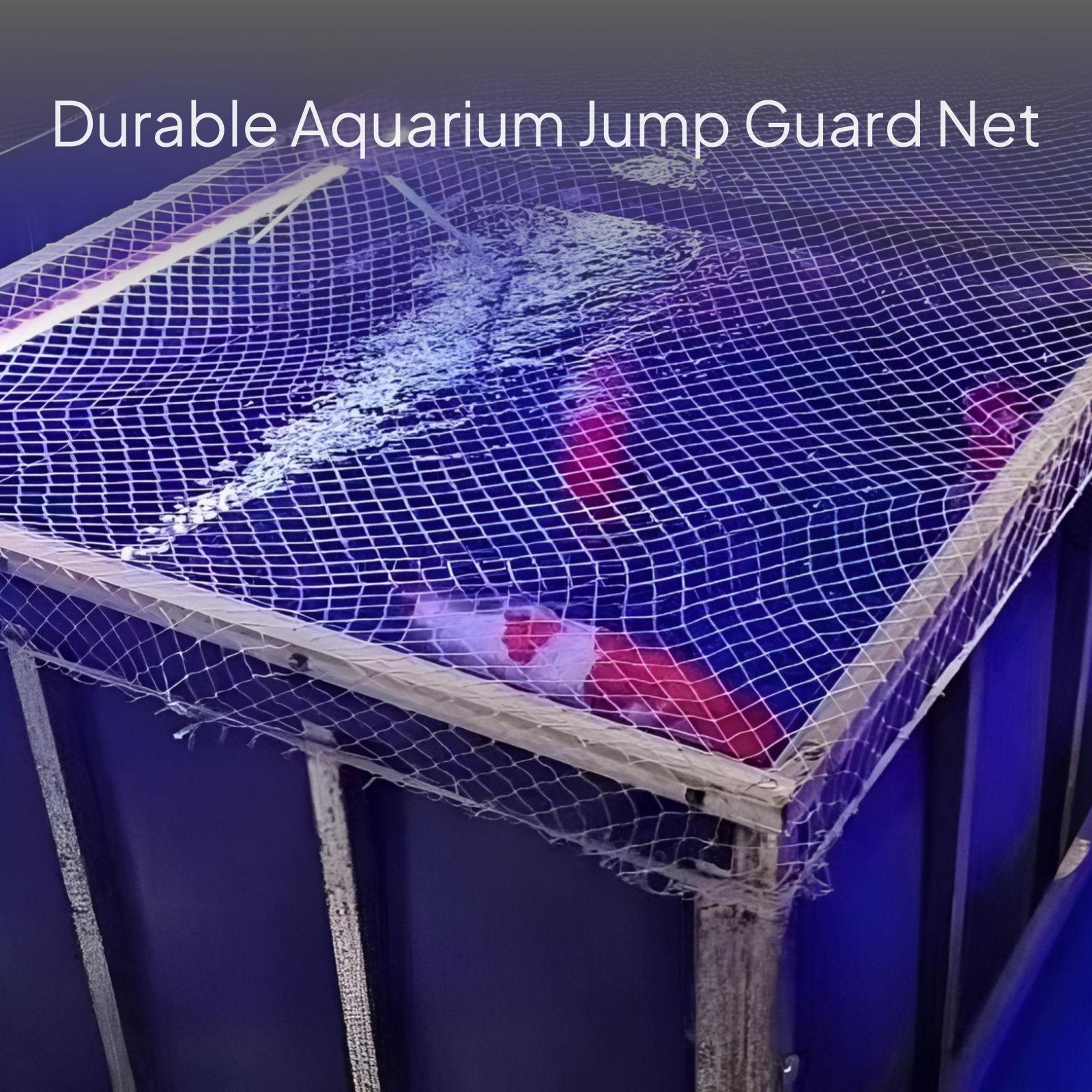 Round Aquarium Mesh Lid, Jump Guard, Cat Proof Cover