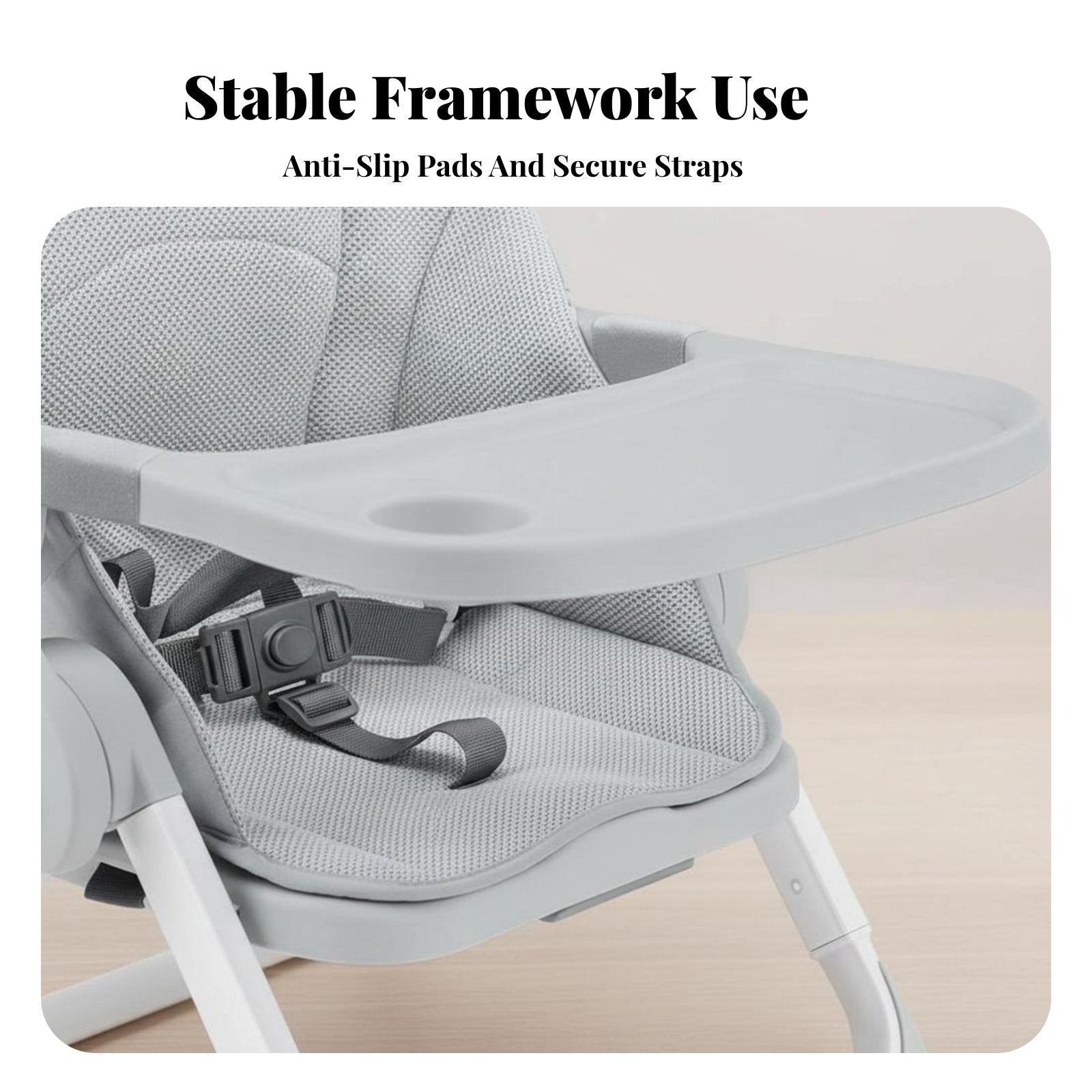 Portable Feeding Seat Safe and Stable Baby Booster Multi-Functional for Toddlers