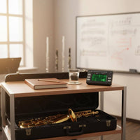 Wind Instrument Tuner Metronome Portable Saxophone Tuner Lightweight