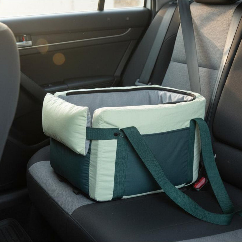 Middle Console Pet Carrier Removable and Washable Car Console Dog Seat