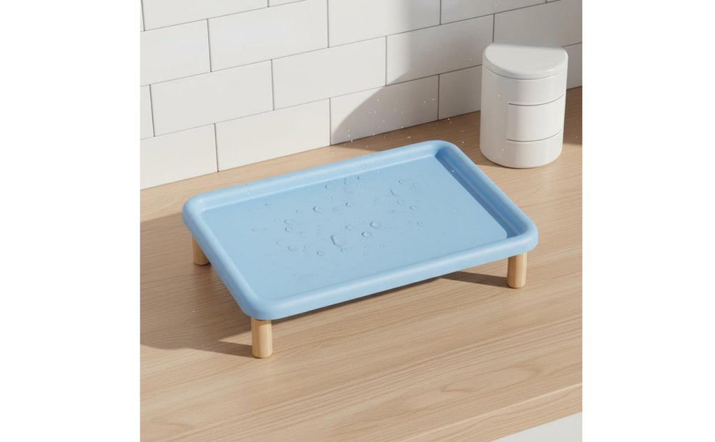 Elevated Feline Feeder Easy to Clean Double Pet Bowl Intended for Cats