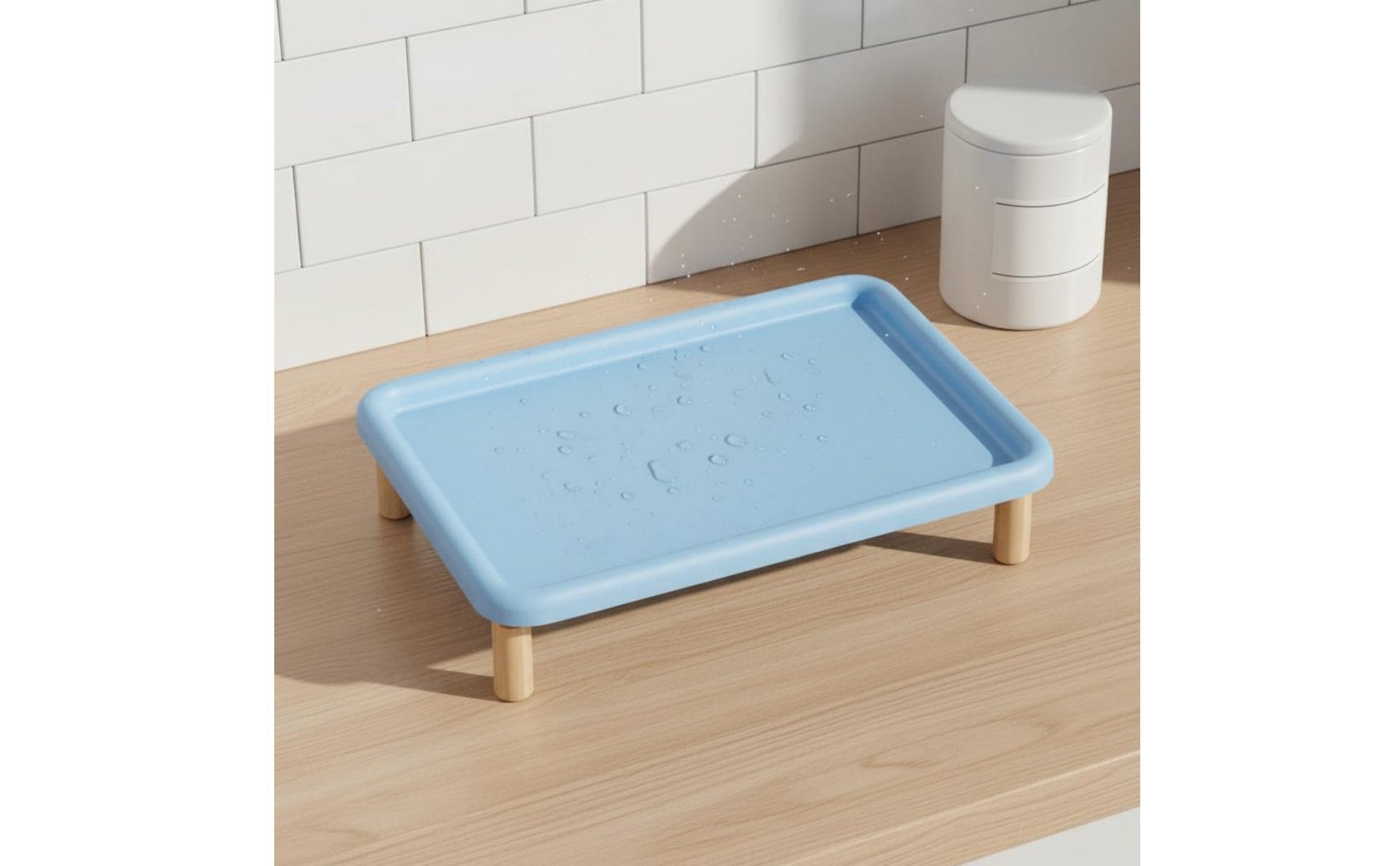 Elevated Feline Feeder Easy to Clean Double Pet Bowl Intended for Cats