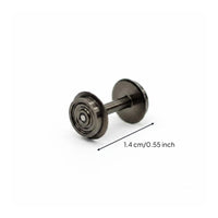 HO Scale Metal Wheels Universal Replacement 1:87 Scale Train Wheels