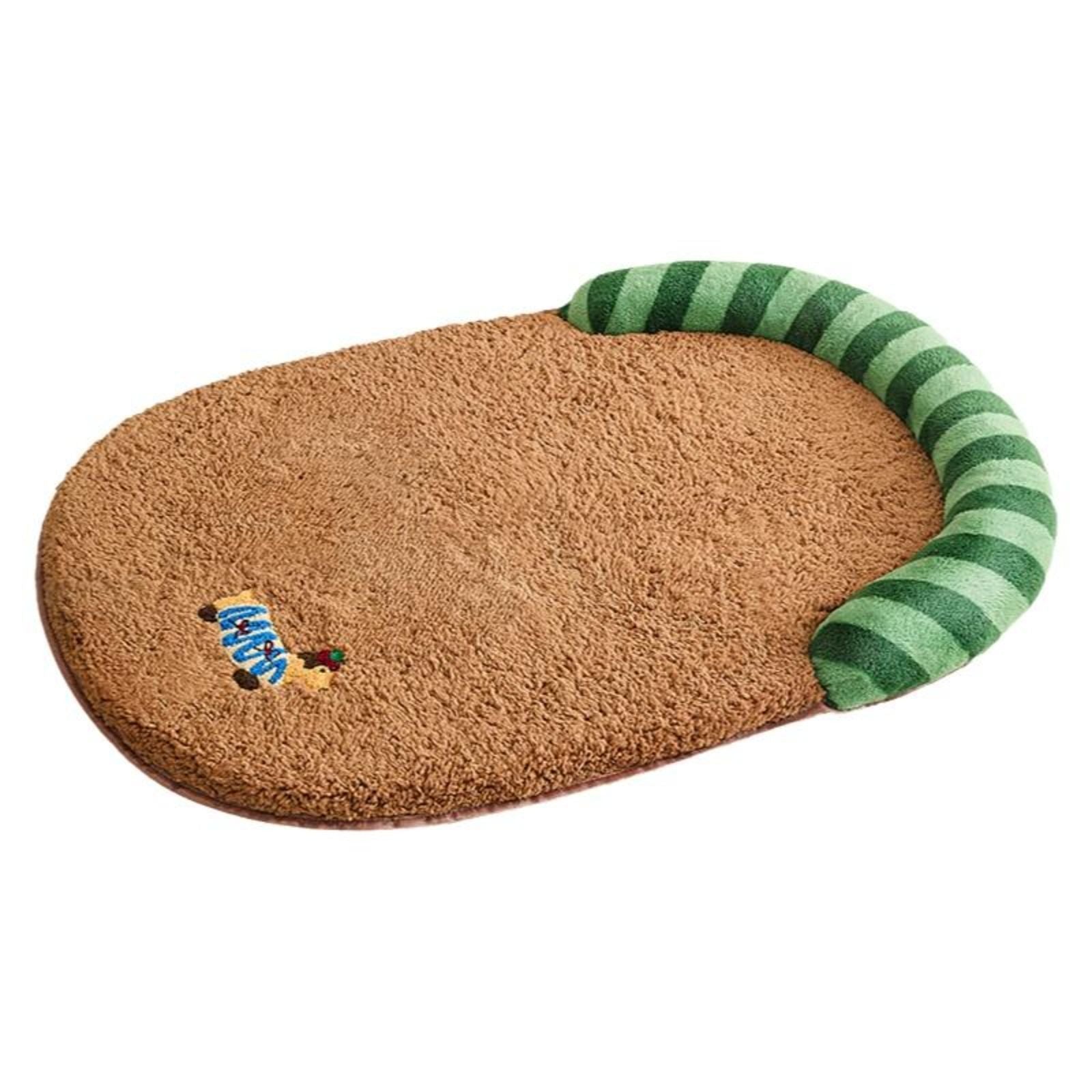 Plush Dog Bed with Removable Cover Comfortable Pet Sofa