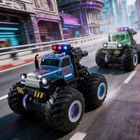 Spray Monster Truck 4WD Trick Monster Truck Music for Boys