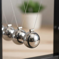 Newton's Cradle Science Education Premium Desk Toy Perpetual Motion Illusion